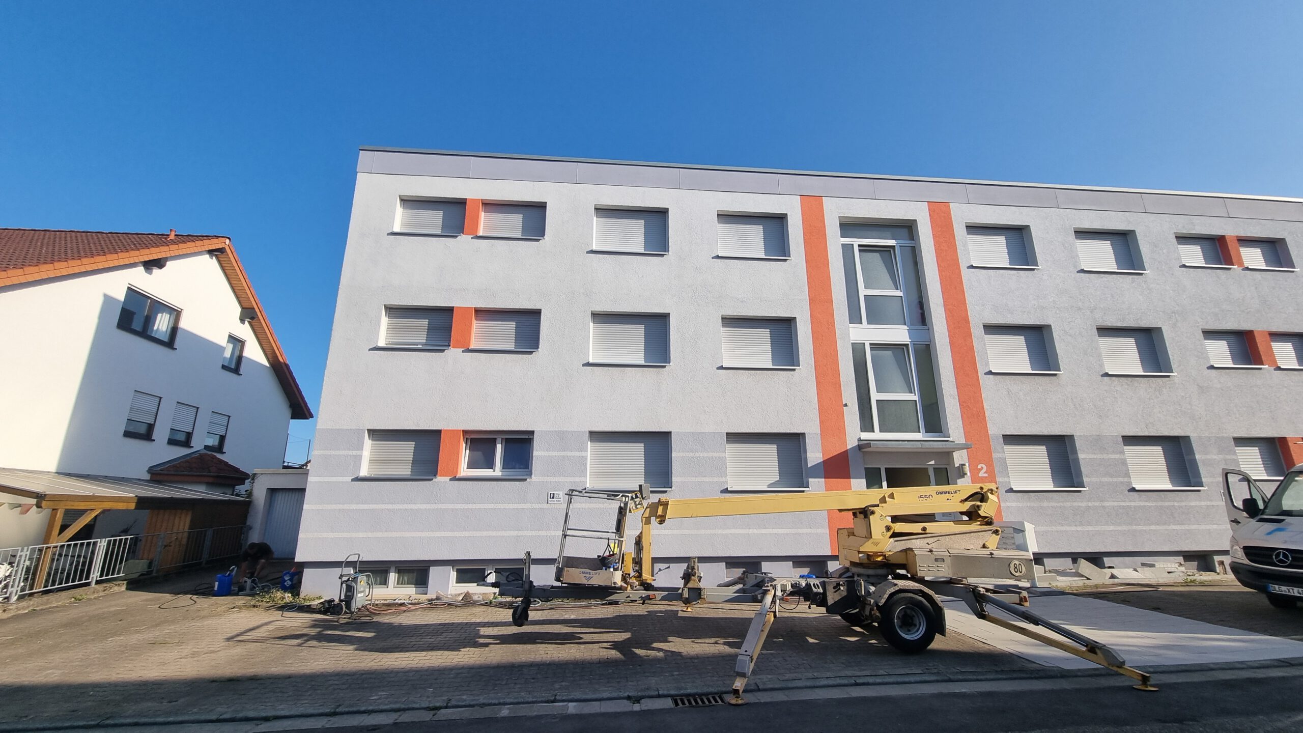 Saubere, wie neue Fassade